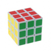 Кубик Рубика 3х3 без наклеек, мягкий механизм 6,5 см